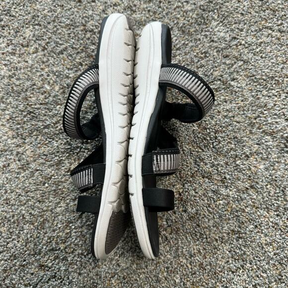 Ryka Women's Stella Toe Loop Sandal Size 11 WIDE Black Adjustable Strap - Picture 9 of 10